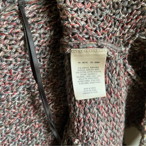 Anthropologie Moth Woodhouse Knot Chunky Knit Cardigan Sweater Size XS Petite - Picture 5 of 9